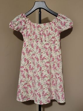 RSQ Floral Dress in Pink and Yellow